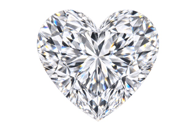 Heart cut diamond