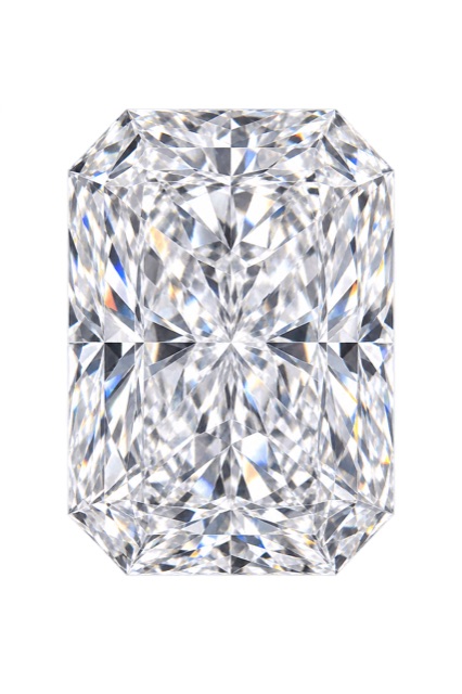 Radiant cut diamond