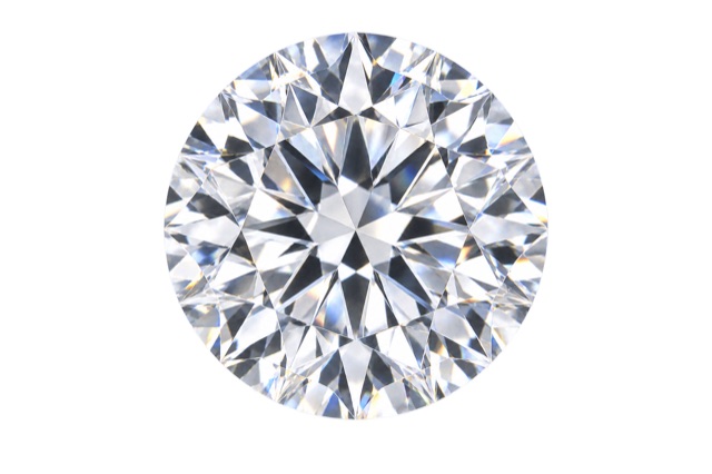 Round cut diamond